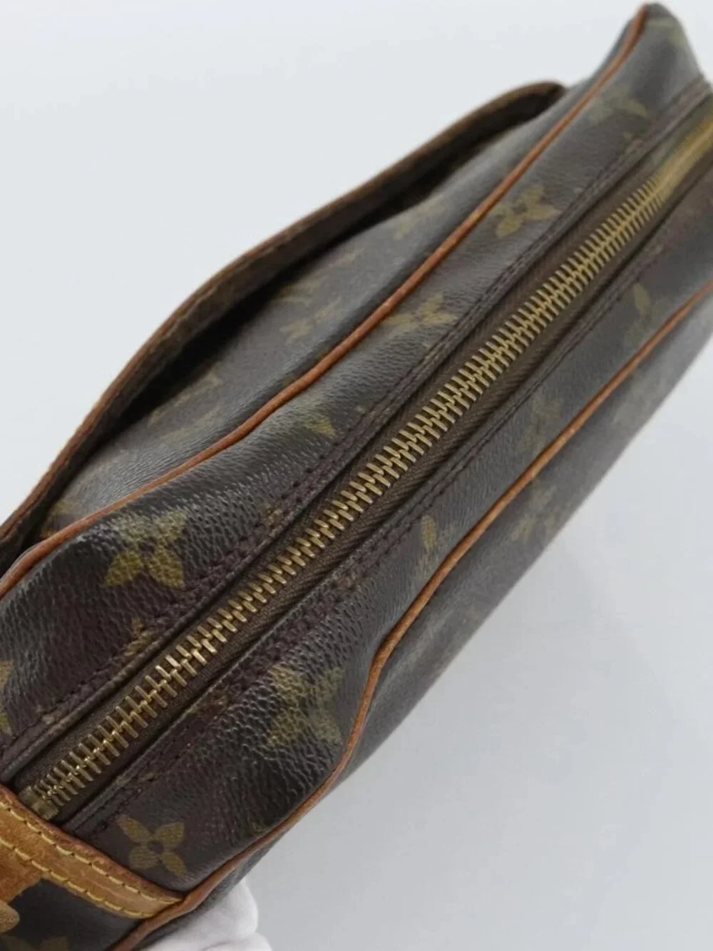 LOUIS VUITTON Monogram Compiegne 23 Clutch Bag M51847 LV Auth hk3914